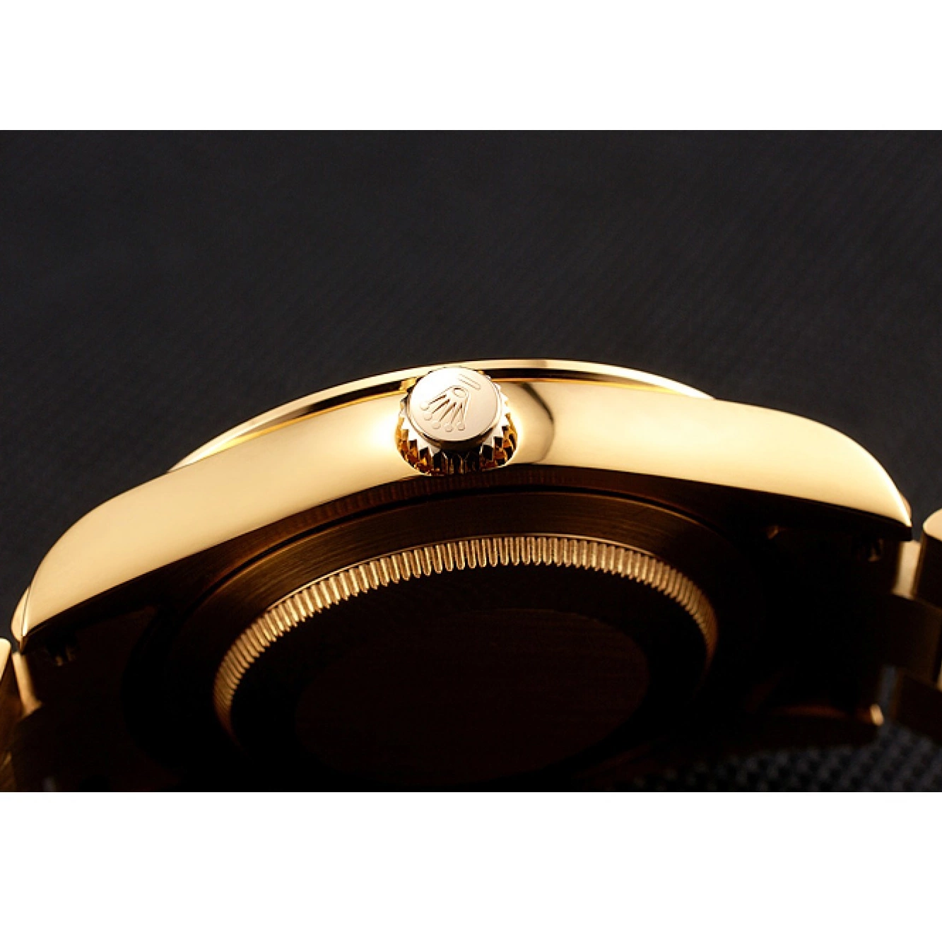 Aaa replica watch Dial 1454099 Swiss Bracelet Diamond Day-Date Bezel Gold Champagne Rolex 0730